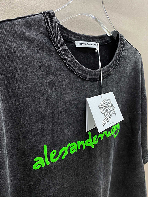 アレキサンダーワン半袖スーパーコピー alexander wangロゴプリント