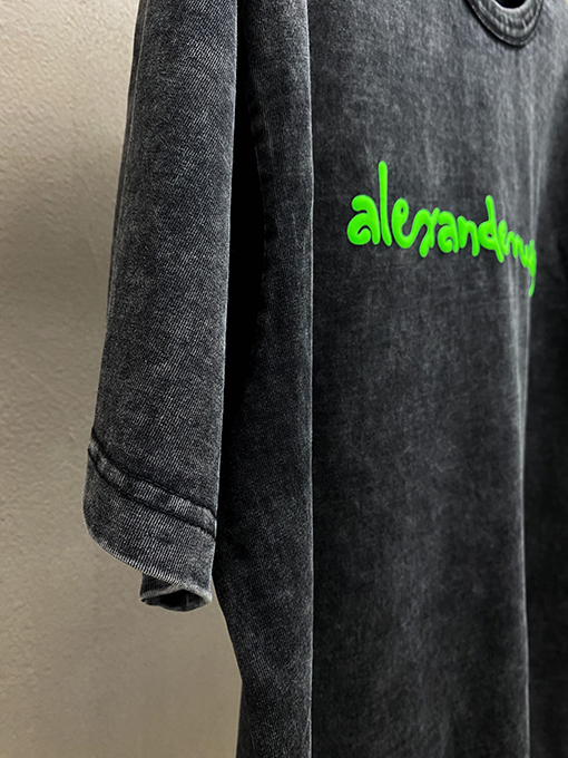 アレキサンダーワン半袖スーパーコピー alexander wangロゴプリント