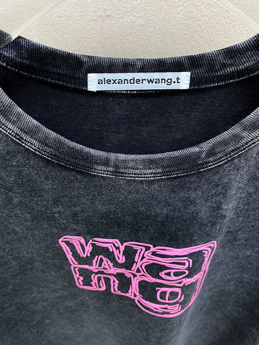 アレキサンダーワン半袖スーパーコピー wangロゴプリント