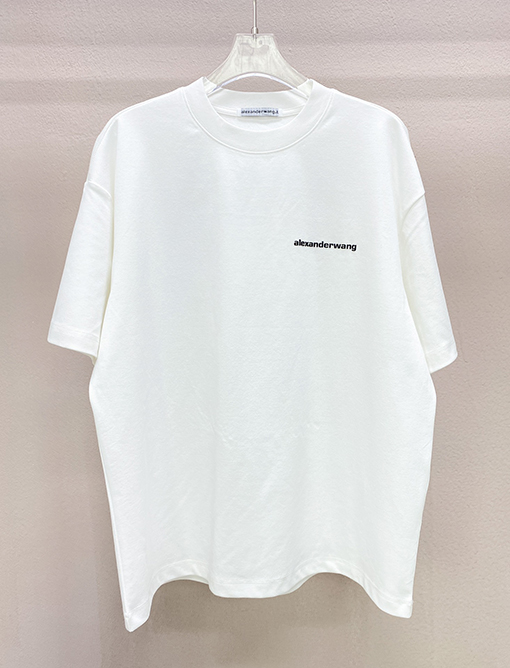 アレキサンダーワン半袖スーパーコピー alexander wangロゴプリント