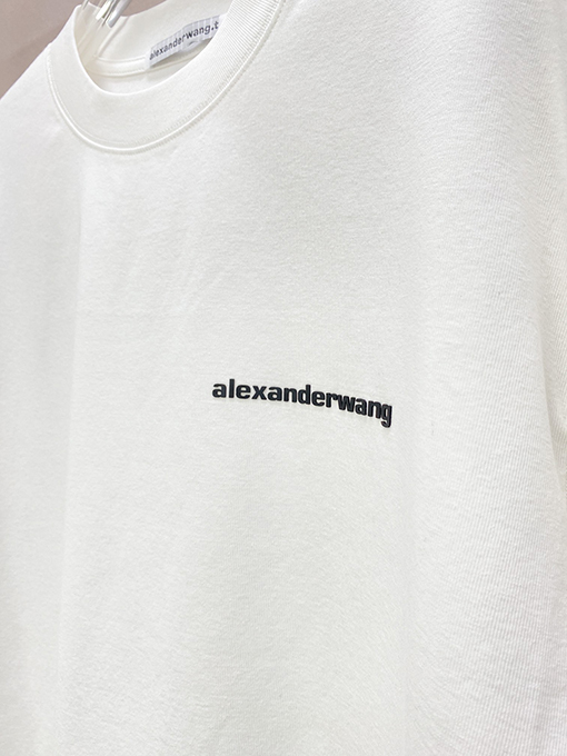 アレキサンダーワン半袖スーパーコピー alexander wangロゴプリント