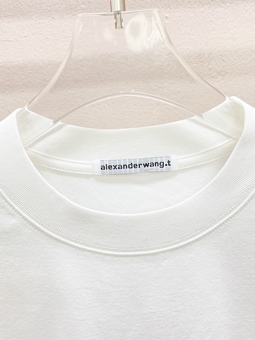 アレキサンダーワン半袖スーパーコピー alexander wangロゴプリント