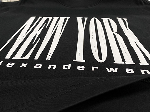 アレキサンダーワン半袖スーパーコピー NEW YORKロゴプリント