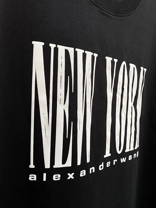アレキサンダーワン半袖スーパーコピー NEW YORKロゴプリント