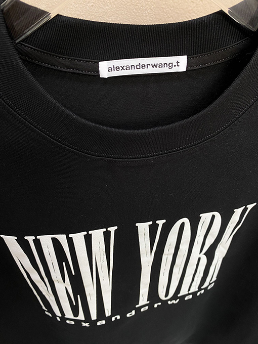 アレキサンダーワン半袖スーパーコピー NEW YORKロゴプリント