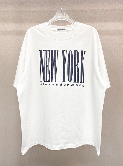 アレキサンダーワン半袖スーパーコピー NEW YORKロゴプリント