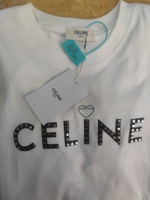 セリーヌ半袖スーパーコピーCELINEハート ロゴプリント