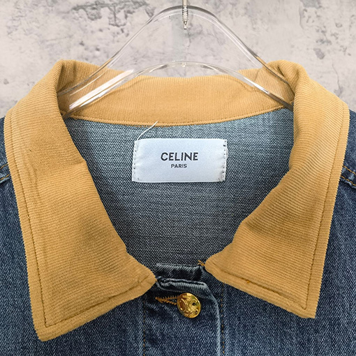 セリーヌ デニム ジャケット スーパーコピー CELINE刺繡