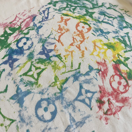 ルイヴィトンLouis Vuittonスーパーコピー水彩クレヨン落書き