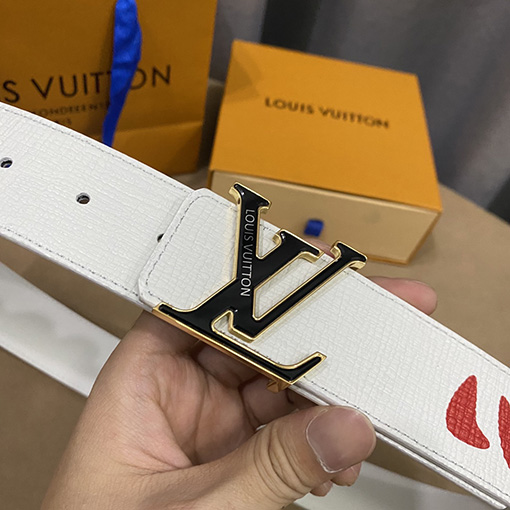 23新品!!ルイヴィトン 牛革ベルトスーパーコピー Louis Vuittonプリント