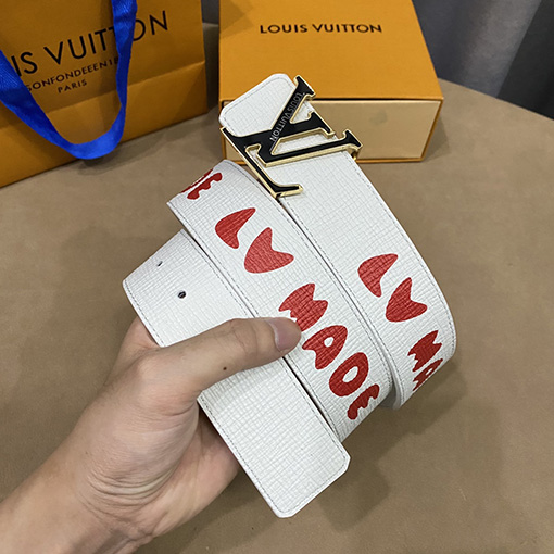 23新品!!ルイヴィトン 牛革ベルトスーパーコピー Louis Vuittonプリント