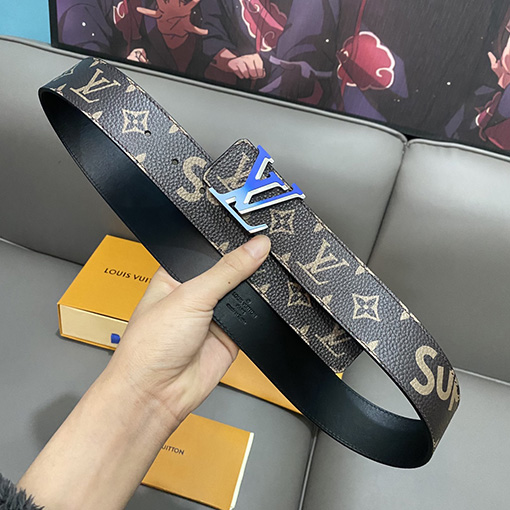 23新品!!ルイヴィトン 牛革ベルトスーパーコピー シュプリームコラボ