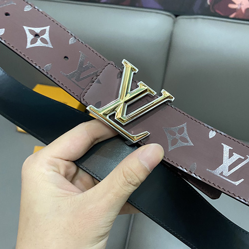 23新品!!ルイヴィトン 牛革ベルトスーパーコピー  モノグラムプリント