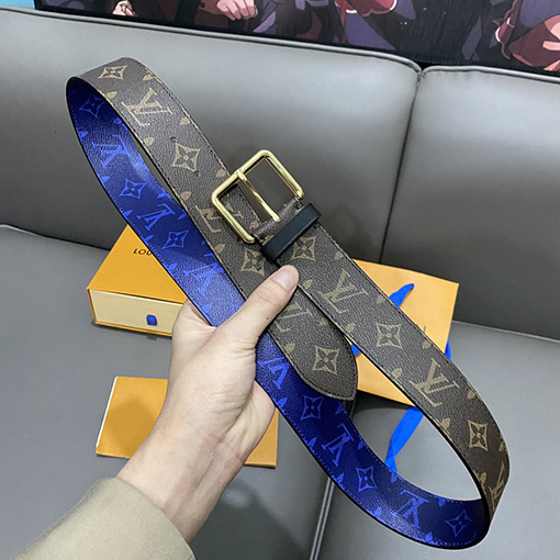 23新品!!ルイヴィトン 牛革ベルトコピー  モノグラムプリント
