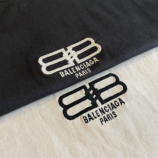 バレンシアガ半袖スーパーコピー BBのロゴ半袖Tシャツ