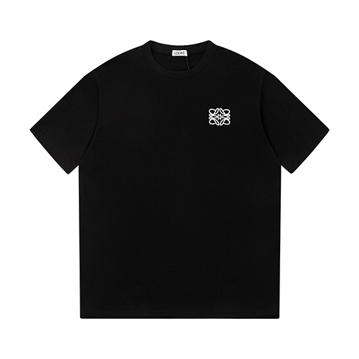ロエベ半袖Tシャツスーパーコピー刺繡ロゴ半袖Tシャツ
