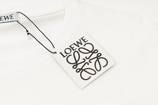 ロエベ半袖Tシャツスーパーコピー刺繡ロゴ半袖Tシャツ