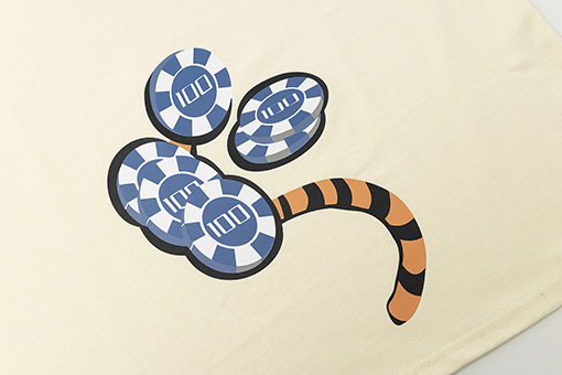 ロエベ半袖Tシャツスーパーコピープリントロゴ半袖Tシャツ