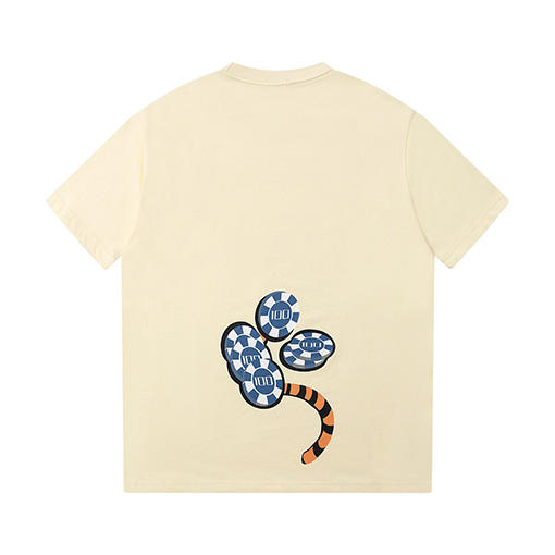 ロエベ半袖Tシャツスーパーコピープリントロゴ半袖Tシャツ