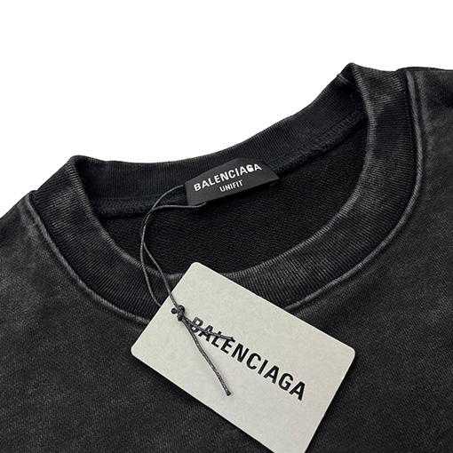 バレンシアガ スウェットスーパーコピー BALENCIAGAプリントロゴ スウェット