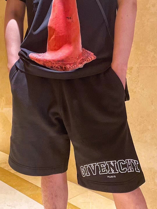 ジバンシイハーフパンツスーパーコピーGIVENCHYロゴショートパンツ