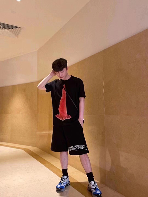 ジバンシイハーフパンツスーパーコピーGIVENCHYロゴショートパンツ