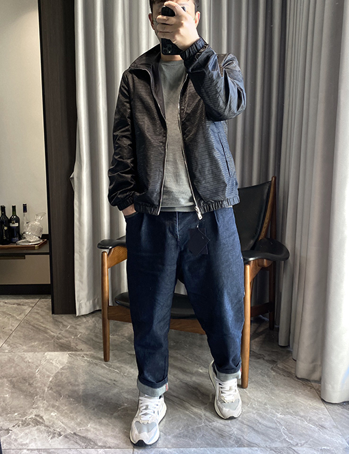 23新品!!プラダジャケットスーパーコピー両面 PRADA三角ロゴ