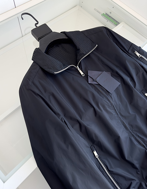 23新品!!プラダジャケットスーパーコピー両面 PRADA三角ロゴ
