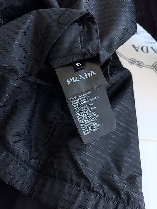 23新品!!プラダジャケットスーパーコピー両面 PRADA三角ロゴ