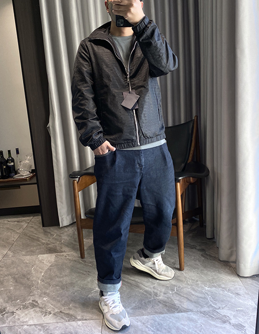 23新品!!プラダジャケットスーパーコピー両面 PRADA三角ロゴ