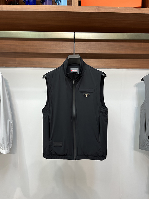 23新品!!プラダベストスーパーコピー PRADA三角ロゴ