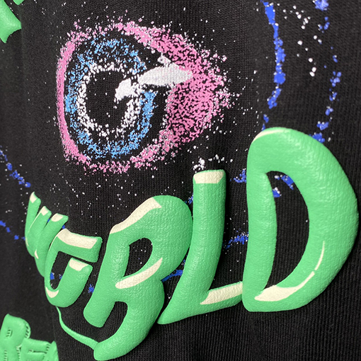 コラボ!! READYMADE X PSYCHWORLD 半袖スーパーコピー RMアイズ半袖Tシャツ