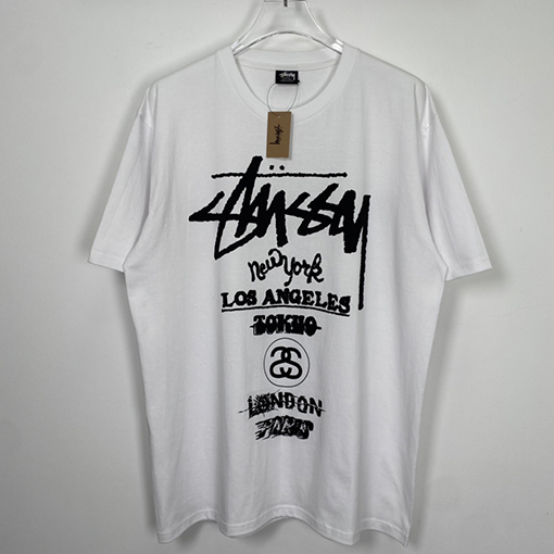 ステューシー半袖スーパーコピー STUSSY WORLD TOUR TEE