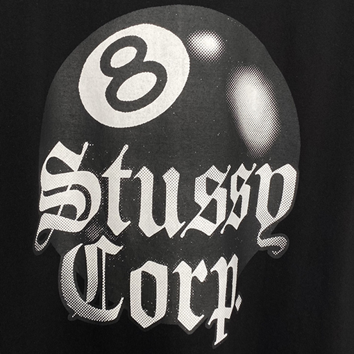 ステューシー半袖スーパーコピー ボールナンバー 8 半袖Tシャツ