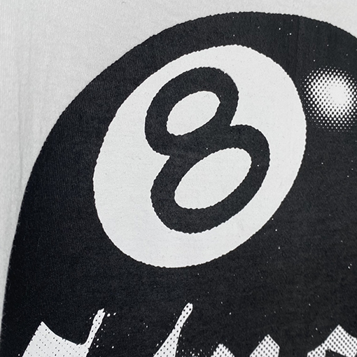 ステューシー半袖スーパーコピー  ボールナンバー 8 半袖Tシャツ
