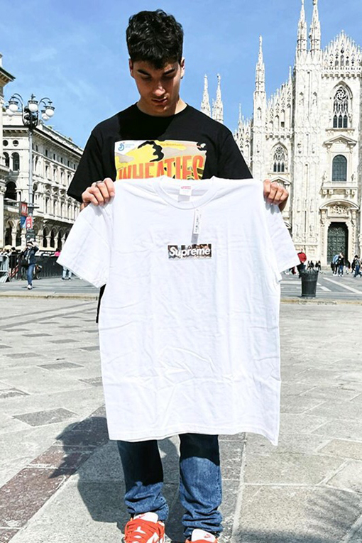 シュプリーム半袖スーパーコピー SUPREME MILAN BOX LOGO TEE