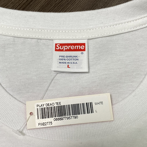 シュプリーム半袖スーパーコピー Supreme 22FW Play Dead Box Tee