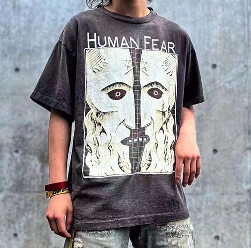 セント マイケル半袖スーパーコピー SAINT MICHAEL HUMAN FEAR TEE