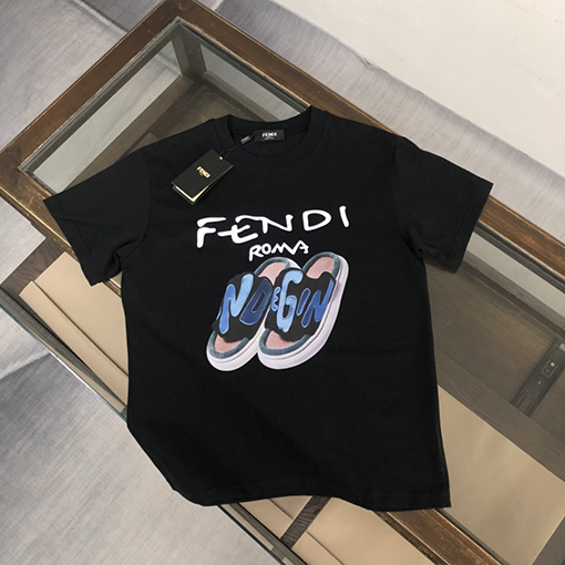 フェンディ半袖Tシャツスーパーコピー FENDI ROMA