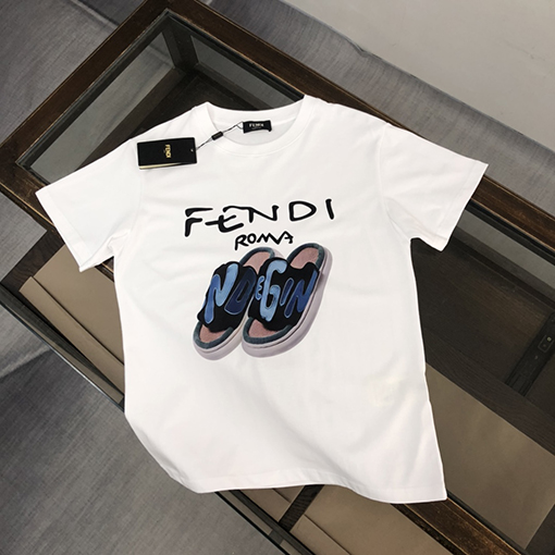 フェンディ半袖Tシャツスーパーコピー FENDI ROMA
