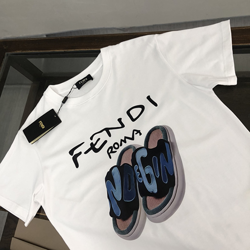 フェンディ半袖Tシャツスーパーコピー FENDI ROMA