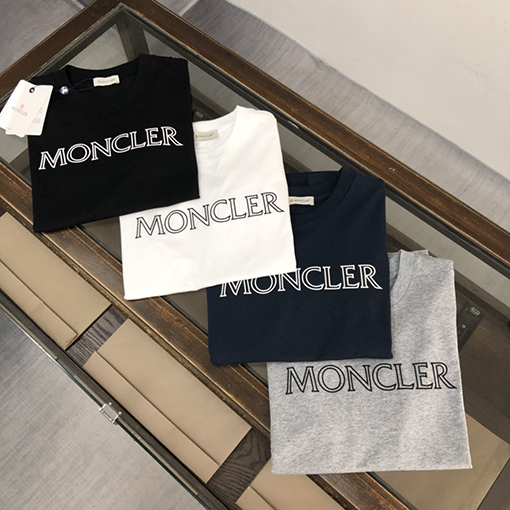 23新品!!モンクレール半袖コピーMONCLER ロゴプリント