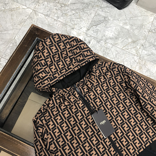フェンディアウター  スーパーコピー  両面  ジップアップ ジャケット アウター
