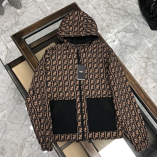 フェンディアウター  スーパーコピー  両面  ジップアップ ジャケット アウター