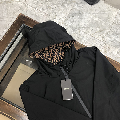 フェンディアウター  スーパーコピー  両面  ジップアップ ジャケット アウター