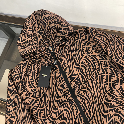フェンディアウター  スーパーコピー  両面  ジップアップ ジャケット アウター