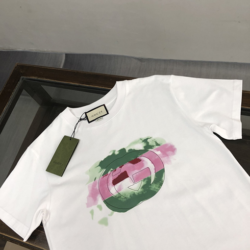 グッチ半袖Tシャツスーパーコピー GGロゴポイント