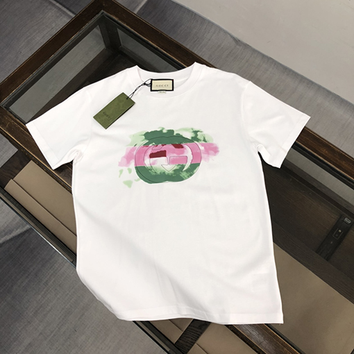 グッチ半袖Tシャツスーパーコピー GGロゴポイント