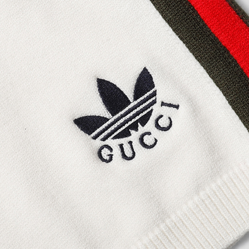 コラボ!! グッチ x アディダス ハーフパンツ GUCCI ニット スウェットパンツ