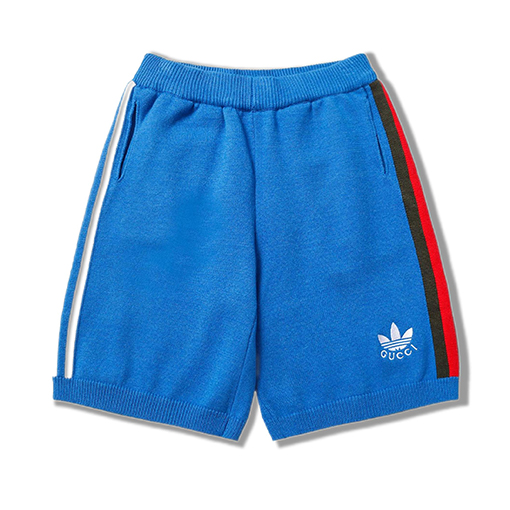 コラボ!! グッチ x アディダス ハーフパンツ GUCCI ニット スウェットパンツ
